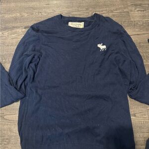 Abercrombie & Fitch Dark Blue Sweater
